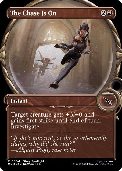 The Chase Is On - Foil