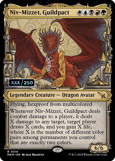 Niv-Mizzet, Guildpact - Serial Numbered
