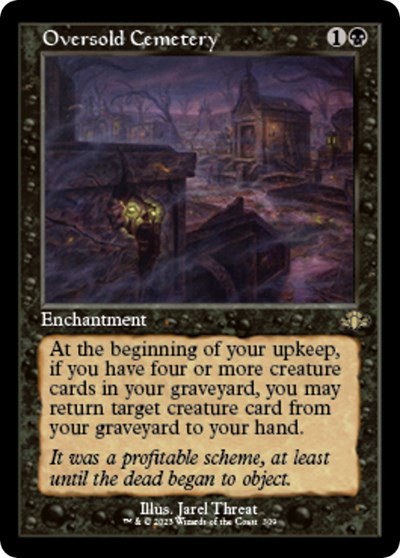 Oversold Cemetery - Foil