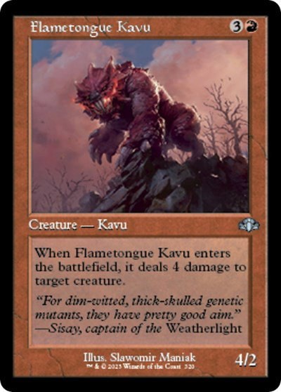 Flametongue Kavu - Foil
