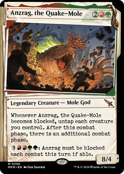 Anzrag, the Quake-Mole - Foil