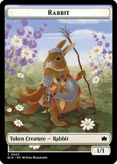 Poison Counter // Rabbit Double-Sided Token