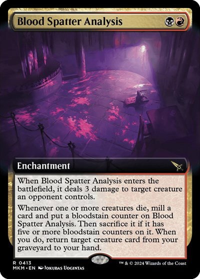 Blood Spatter Analysis - Foil