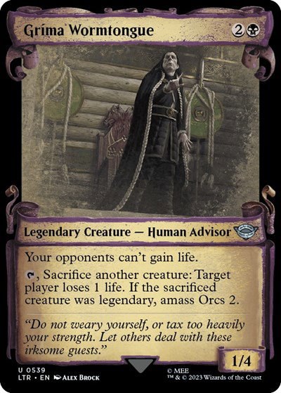 Grima Wormtongue - Foil