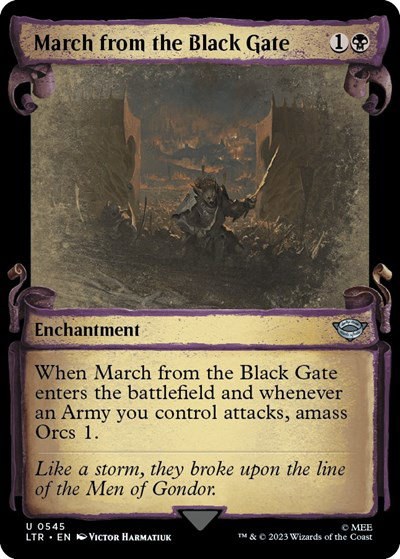March from the Black Gate - Foil