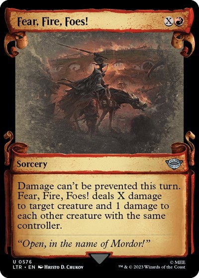 Fear, Fire, Foes! - Foil