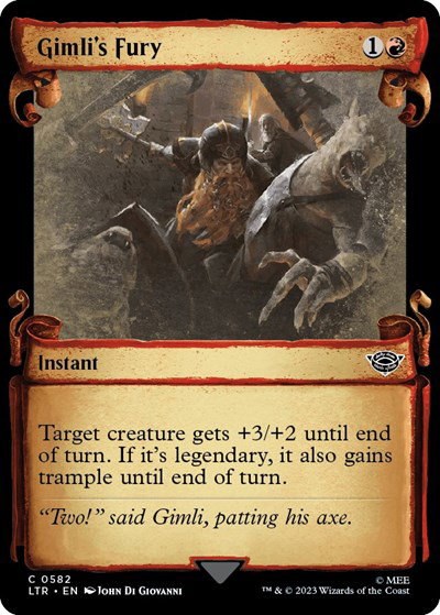 Gimli's Fury - Foil