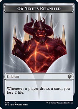 Emblem - Ob Nixilis Reignited Double-Sided Token - Normal Emblem Ob Nixilis Reign