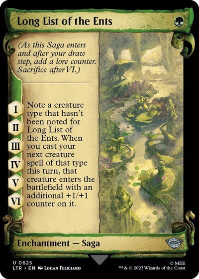 Long List of the Ents - Foil