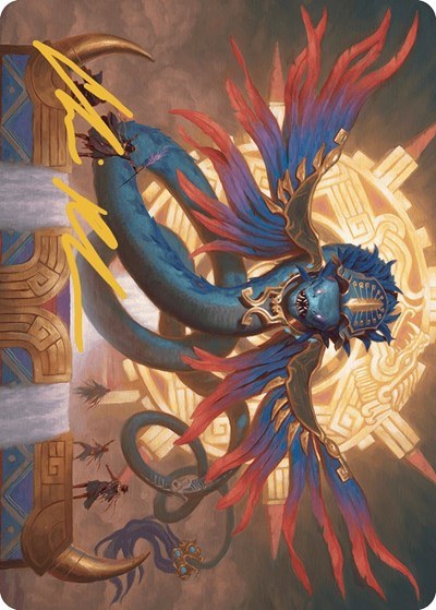 Ojer Pakpatiq, Deepest Epoch Art Card - Gold Stamped Signature