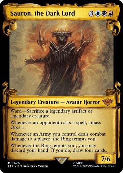 Sauron, the Dark Lord - Foil