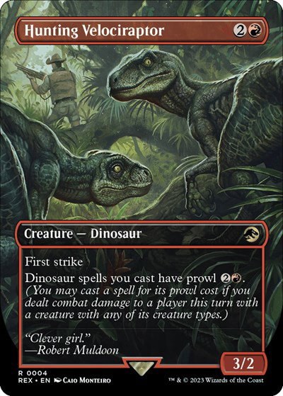Hunting Velociraptor - Foil