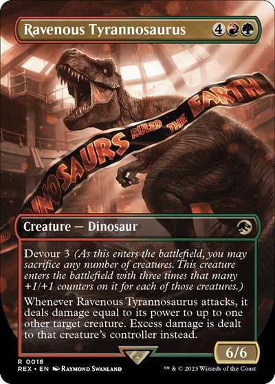 Ravenous Tyrannosaurus - Foil