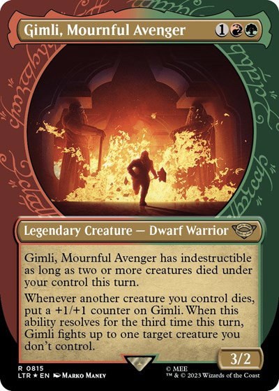 Gimli, Mournful Avenger