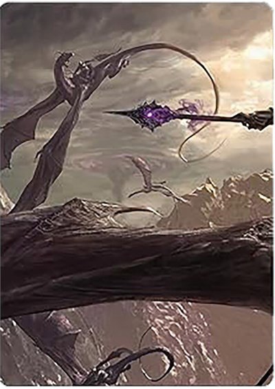 Nazgul Battle-Mace Art Card - Normal Nazgul Battle Mace Art 