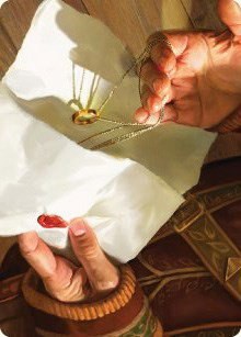 Bilbo's Ring Art Card