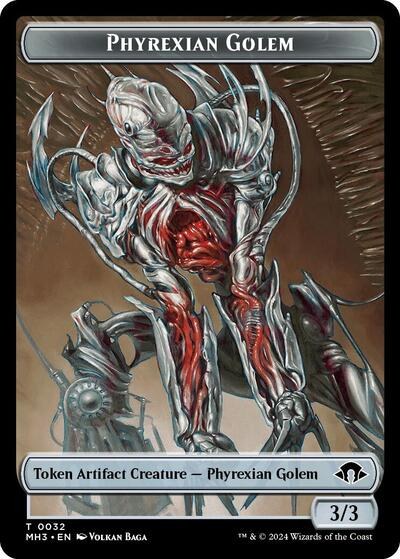 Phyrexian Golem Token - Normal Phyrexian Golem Token