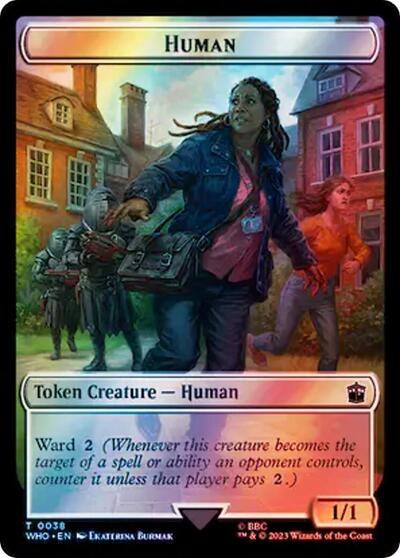 Human (0038) // Food (0058) Double-Sided Token