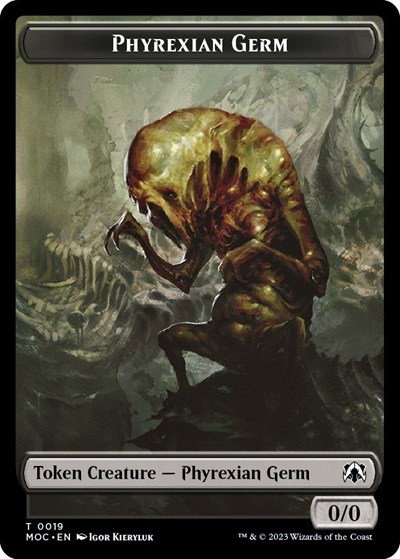 Phyrexian Germ // Myr Double-Sided Token