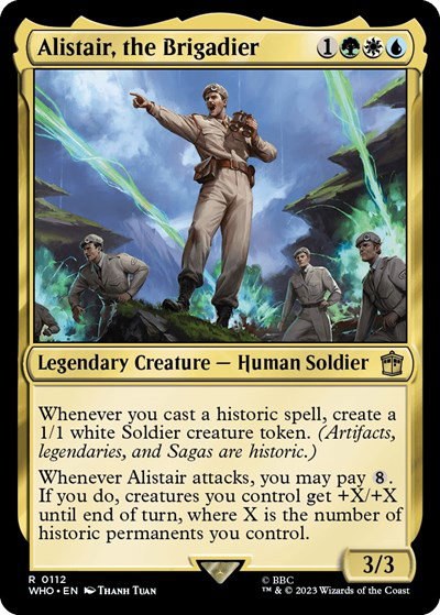 Alistair, the Brigadier - Foil