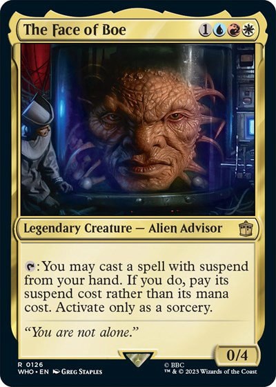 The Face of Boe - Foil