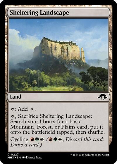 Sheltering Landscape - Foil