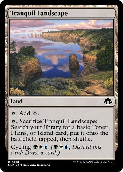 Tranquil Landscape - Foil