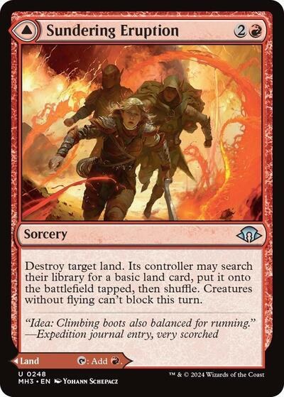 Sundering Eruption - Foil