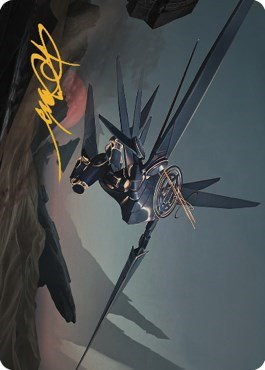 Steel Seraph Art Card - Gold Stamped Signature
