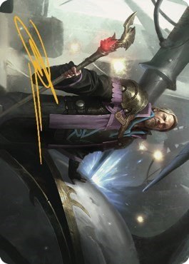 Urza, Prince of Kroog Art Card - Gold Stamped Signature