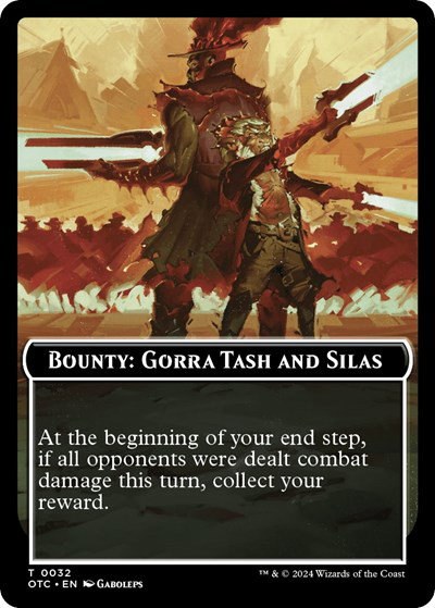 Bounty: Gorra Tash and Silas // Bounty Rules Double-Sided Token - Normal Bounty Gorra Tash And S