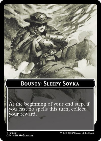 Bounty: Sleepy Sovka // Bounty Rules Double-Sided Token - Normal Bounty Sleepy Sovka Bou