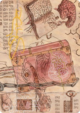 Mazemind Tome Art Card - Gold Stamped Signature