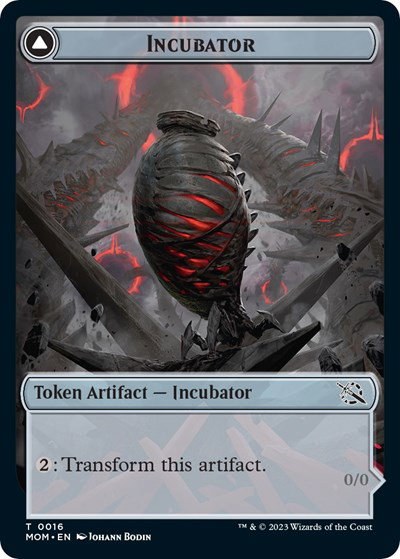 Incubator (0016) // Phyrexian (0016) Double-Sided Token - Normal Incubator 0016 Phyrexia