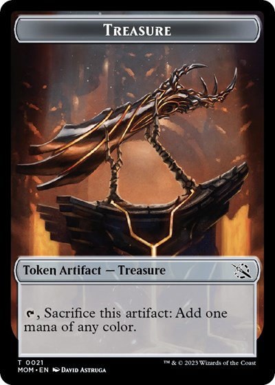Treasure (0021) // Emblem - Wrenn and Realmbreaker Double-Sided Token