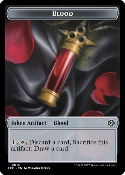 Blood // Vampire (0004) Double-Sided Token