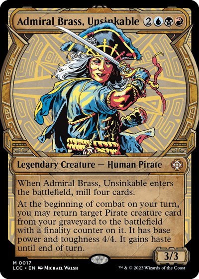 Admiral Brass, Unsinkable - Foil
