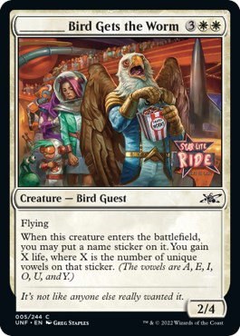 _____ Bird Gets the Worm - Foil