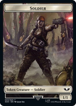 Soldier (003) // Ultramarines Honour Guard Double-Sided Token