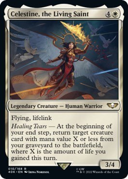 Celestine, the Living Saint - Surge Foil