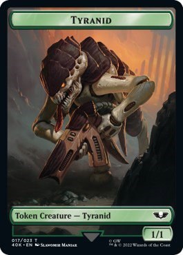 Tyranid (017) // Tyranid (018) Double-Sided Token - Surge Foil