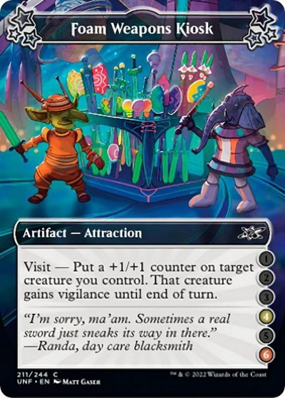 Foam Weapons Kiosk - 4 6 Foil