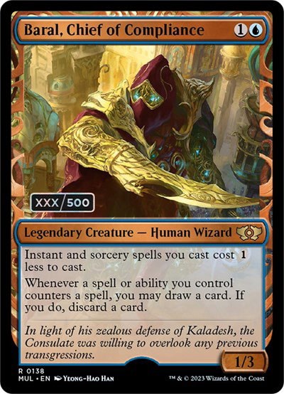 Baral, Chief of Compliance - Serial Numbered