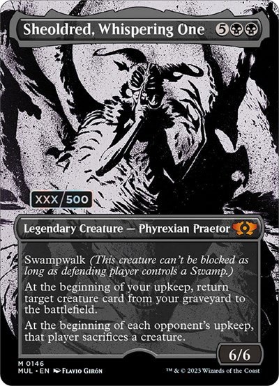 Sheoldred, Whispering One - Serial Numbered