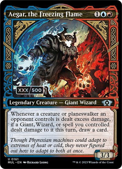 Aegar, the Freezing Flame - Serial Numbered