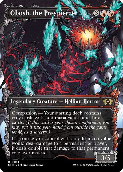 Obosh, the Preypiercer - Halo Foil