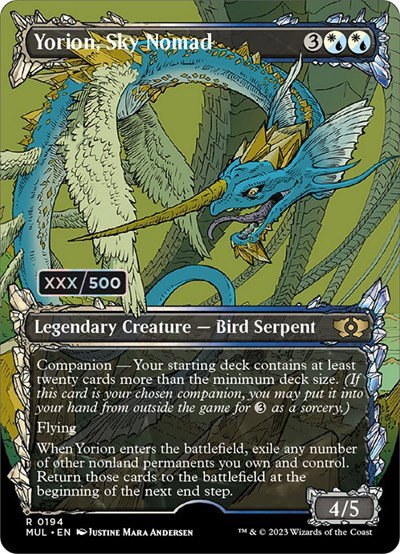 Yorion, Sky Nomad - Serial Numbered