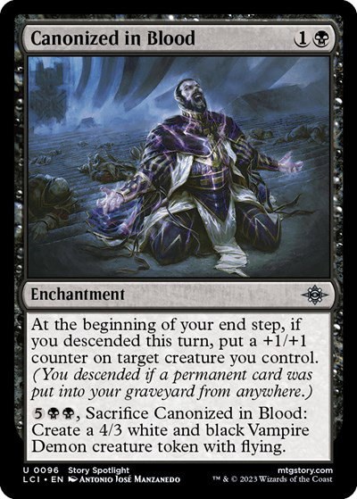 Canonized in Blood - Foil