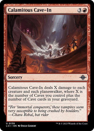 Calamitous Cave-In - Foil