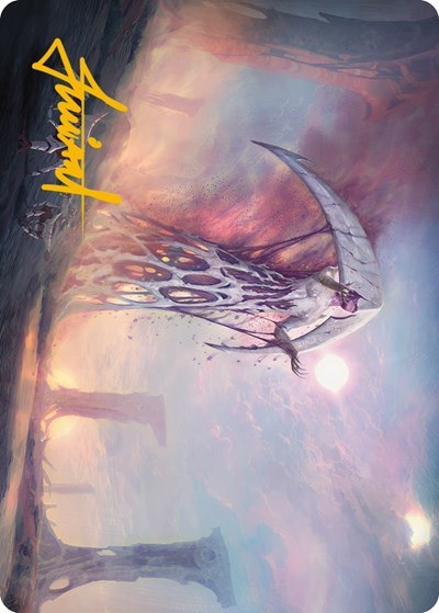White Sun's Twilight Art Card - Gold Stamped Signature